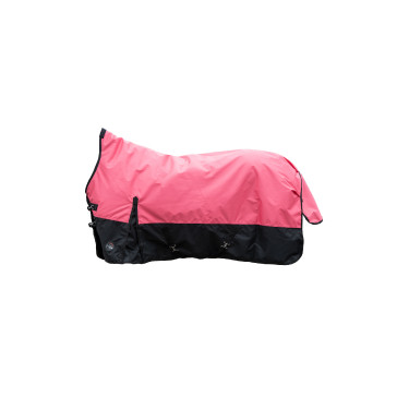 HKM Norwich highneck deken 600D 300g Koraal / zwart Rood HKM Norwich highneck deken 600D 300g Koraal / zwart Rood