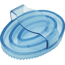 Ovale glitters rubberen rosborstel kind Ovale glitters rubberen rosborstel kind