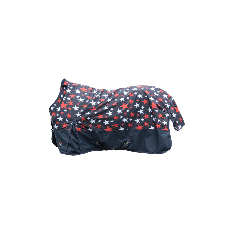 Highneck deken HKM Norwich 600D gevoerd met fleece