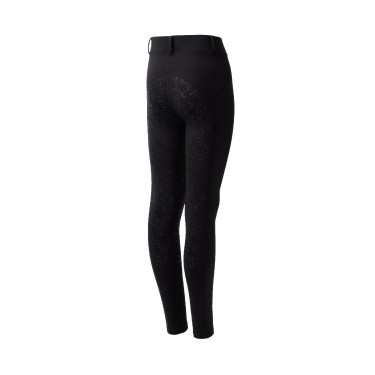 Thermolegging Horze Dea kind met volledige grip Zwart kaviaar Thermolegging Horze Dea kind met volledige grip Zwart kaviaar