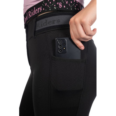 Damesbroek Hailey full grip 1/1 in siliconen HKM Zwart Damesbroek Hailey full grip 1/1 in siliconen HKM Zwart
