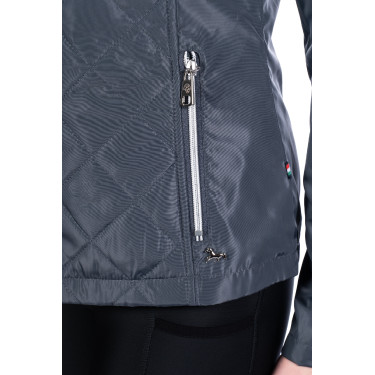 Jas Limoni quilt HKM dames Grafiet Grijs