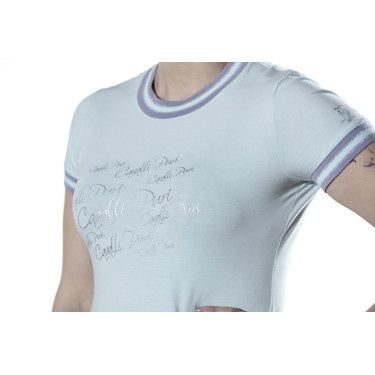 T-shirt Melody HKM Aqua blauw