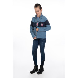 Kinderbroek Aymee Denim met siliconen zitvlak HKM Donkerblauw Kinderbroek Aymee Denim met siliconen zitvlak HKM Donkerblauw