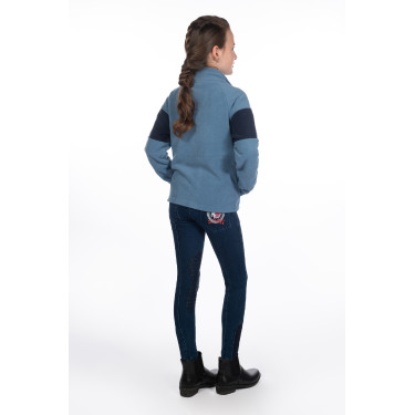 Kinderbroek Aymee Denim met siliconen zitvlak HKM Kinderbroek Aymee Denim met siliconen zitvlak HKM