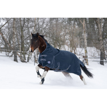 Highneck deken Starter 600D met fleecevoering HKM Highneck deken Starter 600D met fleecevoering HKM