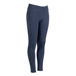 Flow Reflective Legging Kinderen volledige zit in s. HKM Donkerblauw