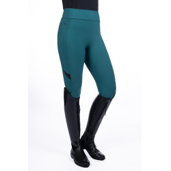 Legging Port Royal volledig siliconen zitvlak HKM Petroleum Blauw