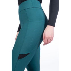 Legging Port Royal volledig siliconen zitvlak HKM Petroleum Blauw