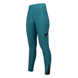 Legging Port Royal volledig siliconen zitvlak HKM Petroleum Blauw