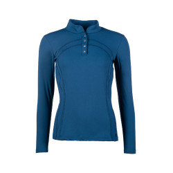 Lange mouwen poloshirt Port Royal HKM Donkerblauw