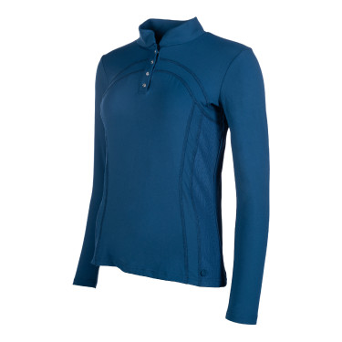 Lange mouwen poloshirt Port Royal HKM Donkerblauw