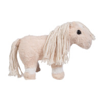 Pluche Veulen HKM Knuffel Pony Bruin / wit