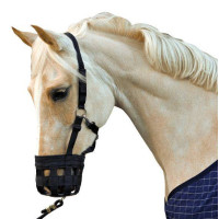 Muilkorf halster HKM Zwart Muilkorf halster HKM Zwart