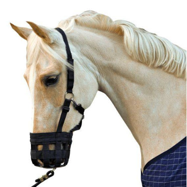 Muilkorf halster HKM Zwart