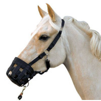 Muilkorf halster HKM Zwart Muilkorf halster HKM Zwart