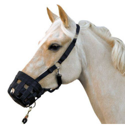 Muilkorf halster HKM Zwart