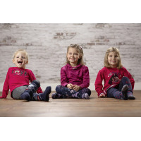 Lange mouwen T-shirt Love Horses HKM kind Kers Rood Lange mouwen T-shirt Love Horses HKM kind Kers Rood