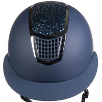 Glamour Shield Helm HKM Marine / zilverkleurig Blauw
