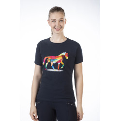 T-shirt Kleurrijk Paard HKM T-shirt Kleurrijk Paard HKM