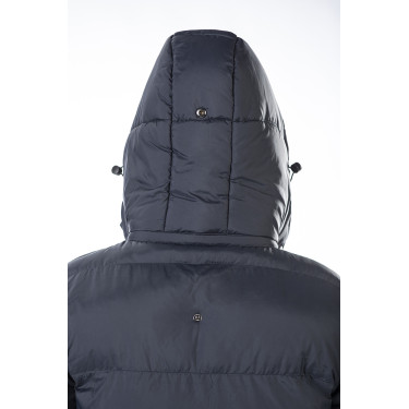 Preston lange mantel HKM Donkerblauw