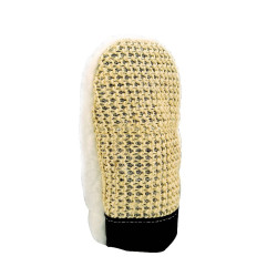 Sisal/wollen handschoen