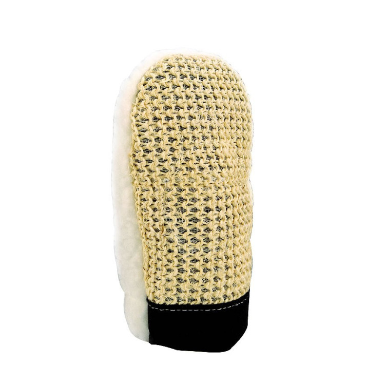 Sisal/wollen handschoen
