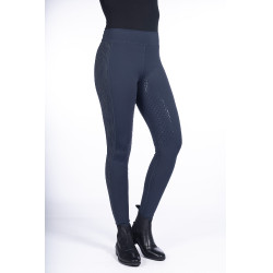 Flow Reflective legging met volledige siliconen zit HKM Donkerblauw Flow Reflective legging met volledige siliconen zit HKM Donkerblauw