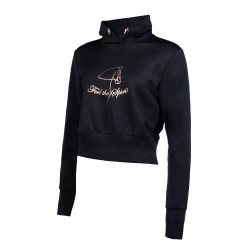 Sweat Equestrian Rosegold Stijl HKM Zwart