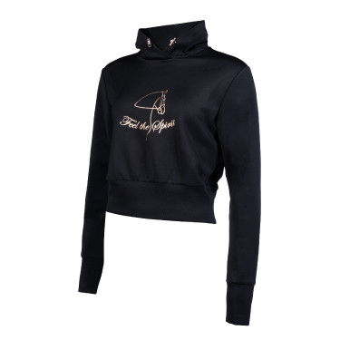 Sweat Equestrian Rosegold Stijl HKM Zwart