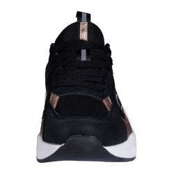 Sneaker Roségoud Glamour Stijl HKM Zwart
