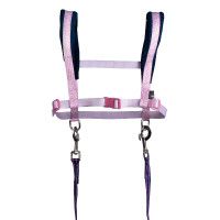 Harnas HKM Funny Horses Hearts Roze / donkerblauw