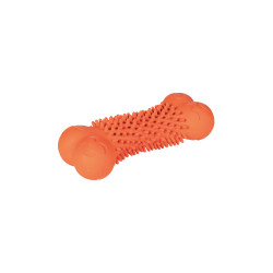 Hondenspeeltje Buddy Bone III natuurrubber. HKM Oranje