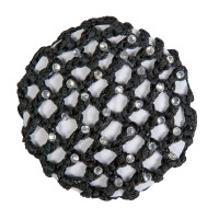 Net met glinsterende stenen HKM Zwart Net met glinsterende stenen HKM Zwart