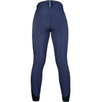 Comfort Flo Style broek met siliconen kniestukken HKM Donkerblauw Comfort Flo Style broek met siliconen kniestukken HKM Donkerblauw