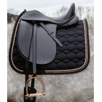 Rosegold Glamour Style Tapijt HKM Zwart / roségoud