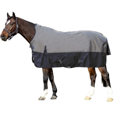HKM Edmonton highneck deken 1680D 300g Grijs / zwart
