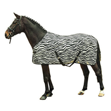 Zebra vliegendeken met kruissingels HKM Zebra vliegendeken met kruissingels HKM