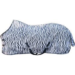 Zebra vliegendeken met kruissingels HKM Zebra vliegendeken met kruissingels HKM