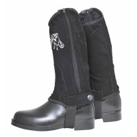 Mini Chaps HKM Kids imitatie nubuck geweven deel Zwart