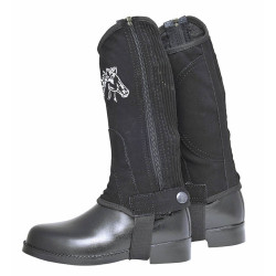 Mini Chaps HKM Kids imitatie nubuck geweven deel Mini Chaps HKM Kids imitatie nubuck geweven deel