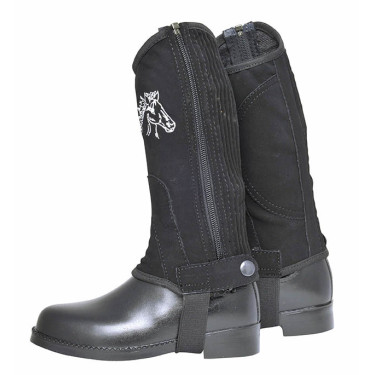 Mini Chaps HKM Kids imitatie nubuck geweven deel Mini Chaps HKM Kids imitatie nubuck geweven deel
