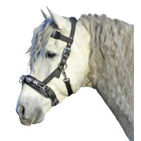 Nylon longeerhalster HKM Zwart Nylon longeerhalster HKM Zwart