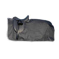 Waterdichte zadeldeken met zadeluitsparing HKM Blauw