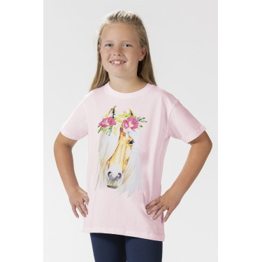 T-shirt kinderen Flower Horse HKM T-shirt kinderen Flower Horse HKM