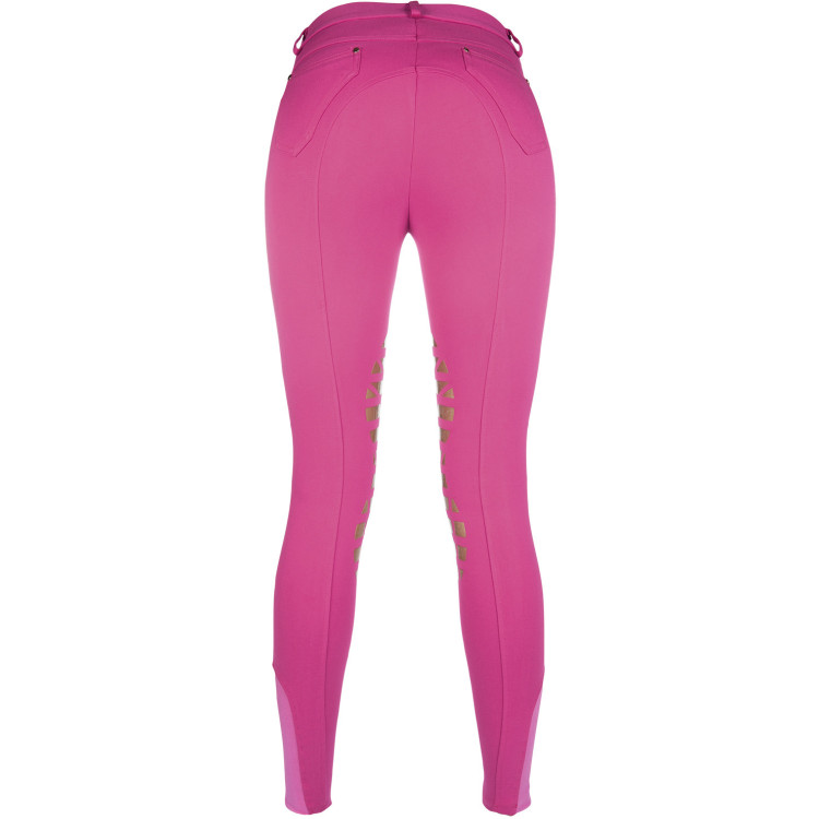 Soft broek met siliconen kniestukken HKM Soft broek met siliconen kniestukken HKM