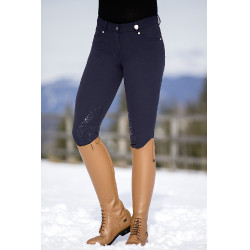 Broek Lauria Garrelli Basic siliconen kniestukken Donkerblauw