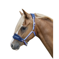 Halster Funny Horses HKM Donkerblauw, blauw, donkerroze Multicolor
