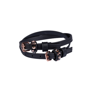 HKM Rosegold Glamour Style Biothane sporenriempjes HKM Rosegold Glamour Style Biothane sporenriempjes