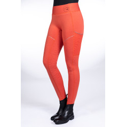 Legging Savona Style volledige siliconen zit HKM Rood